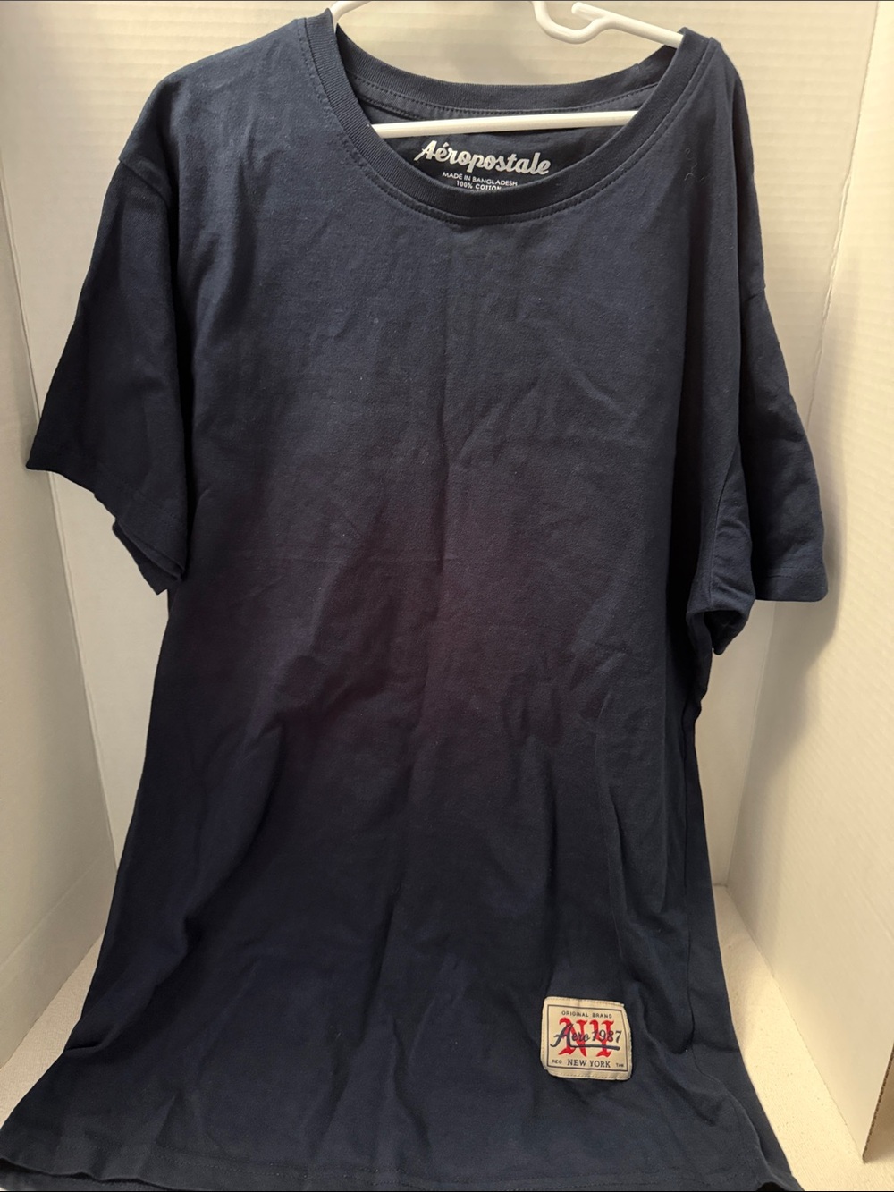 Aeropostale Men’s Dark Navy Crewneck T-Shirt
